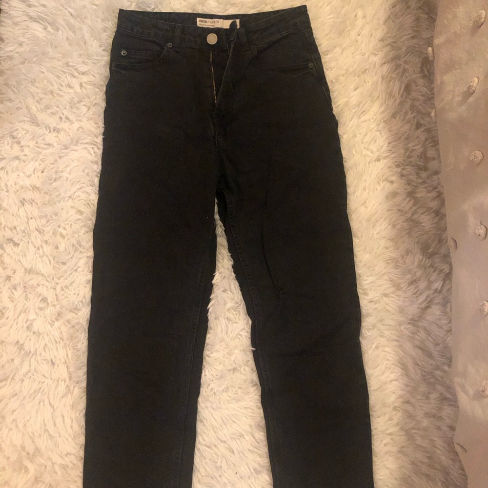 ASOS Black Mom Jean